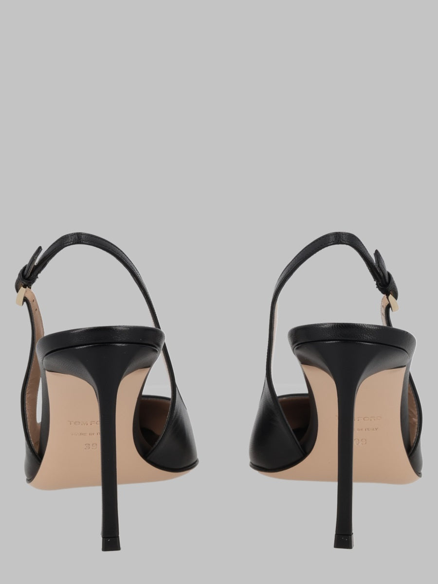 Tom Ford Women Slingback "Shiny Kid"
