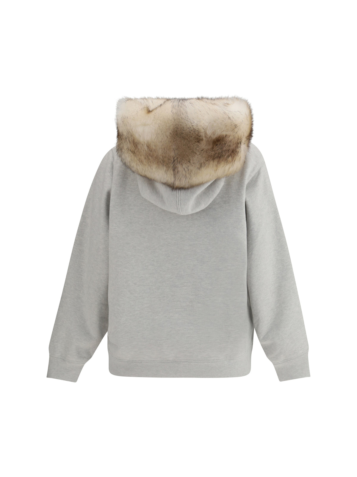 PRADA Prada Women Hoodie Features A Hood Lined In Shearling