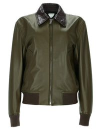 Bottega Veneta Women Giacca In Pelle Lucida