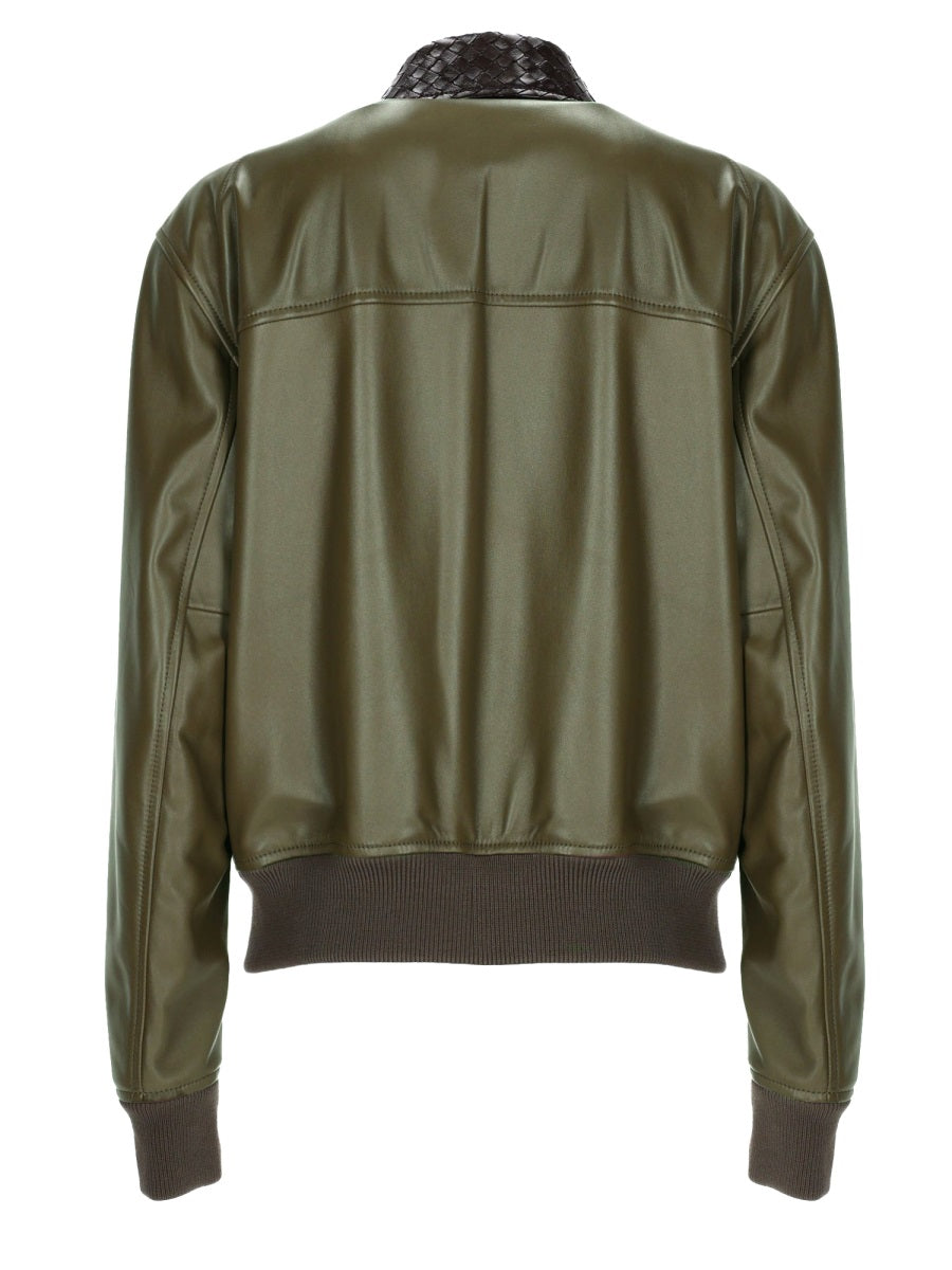 Bottega Veneta Women Giacca In Pelle Lucida