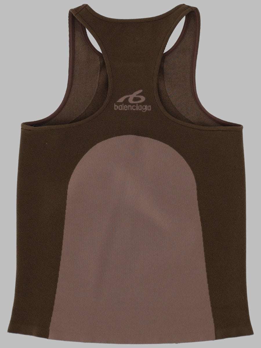 Balenciaga Women Tank Top Senza Cuciture Techwear