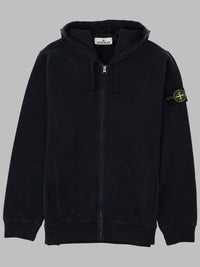 Stone Island Men Felpa Con Patch Logo E Zip