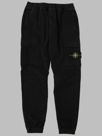 Stone Island Men Pantalone Cargo Con Patch Logo