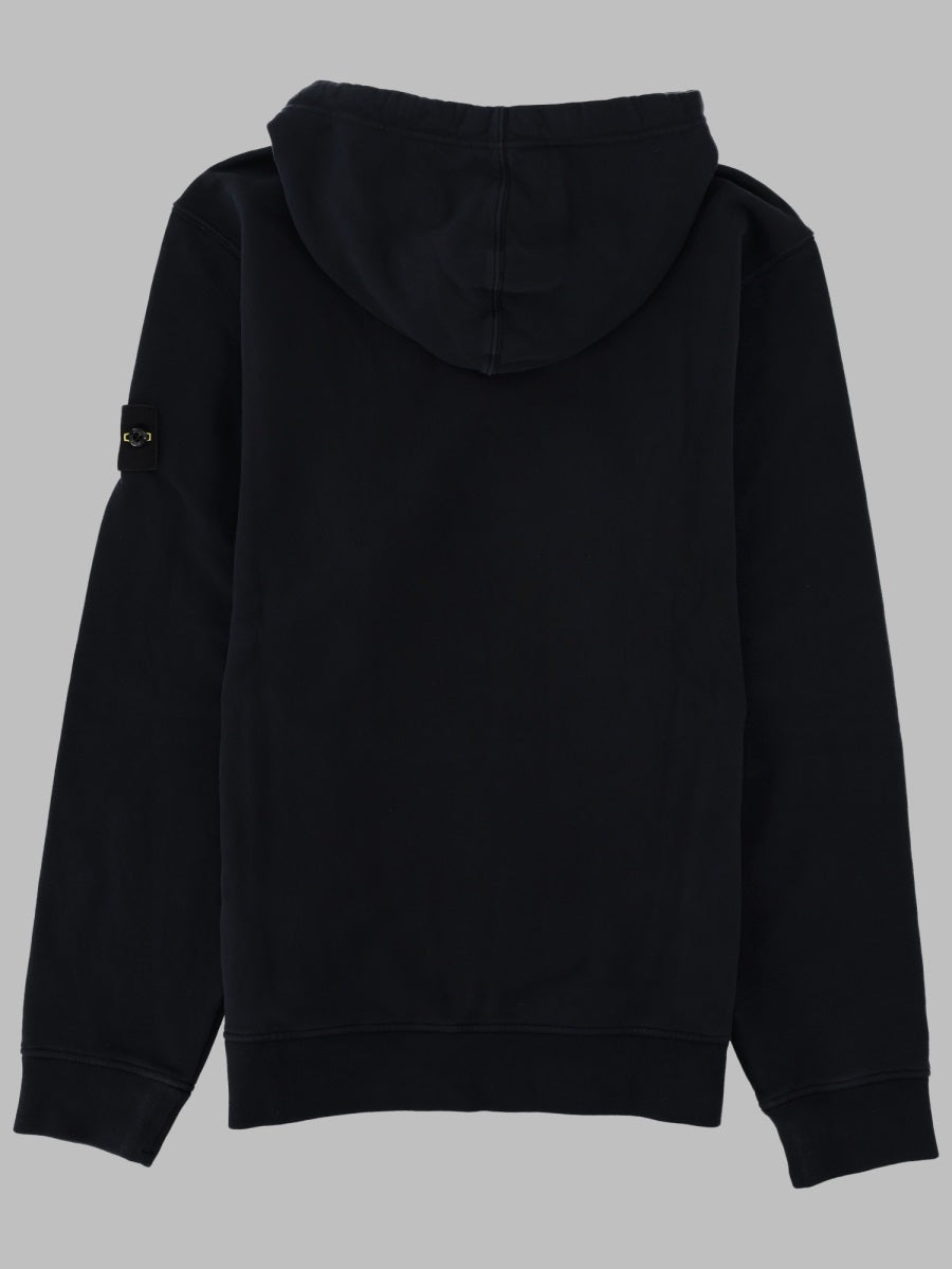 Stone Island Men Felpa Con Patch Logo