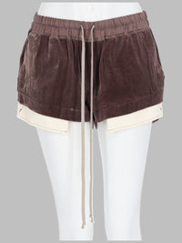 Rick Owens Women Shorts "Fog Boxer"