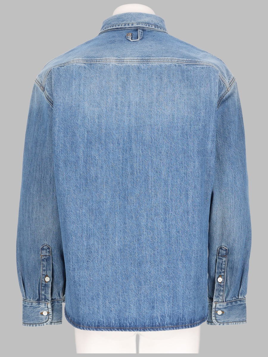 Jacquemus Men Camicia In Denim