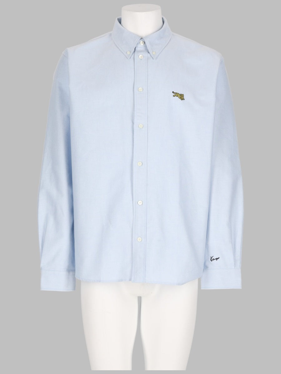 Kenzo Men Camicia Casual In Cotone Oxford