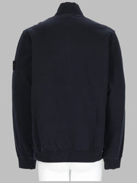 Stone Island Men Felpa Con Zip Corta