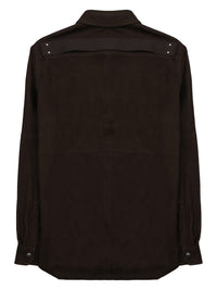 Rick Owens Men Giacca In Pelle "Outershirt"