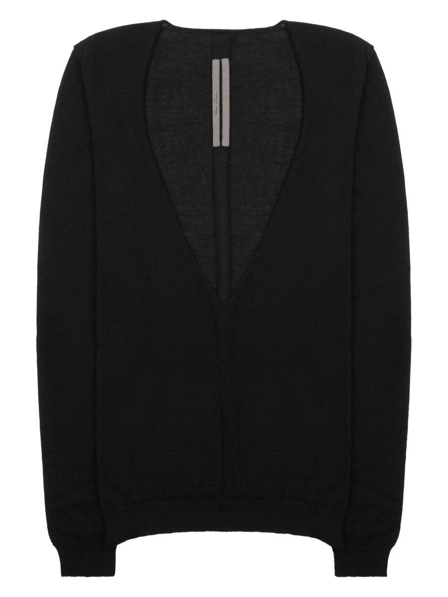 Rick Owens Women Maglia Con Scollo A V Profondo