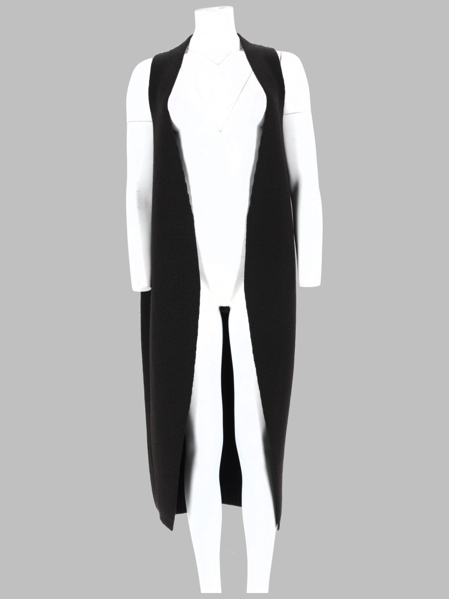 Rick Owens Women Gilet "Cyclops" In Maglia
