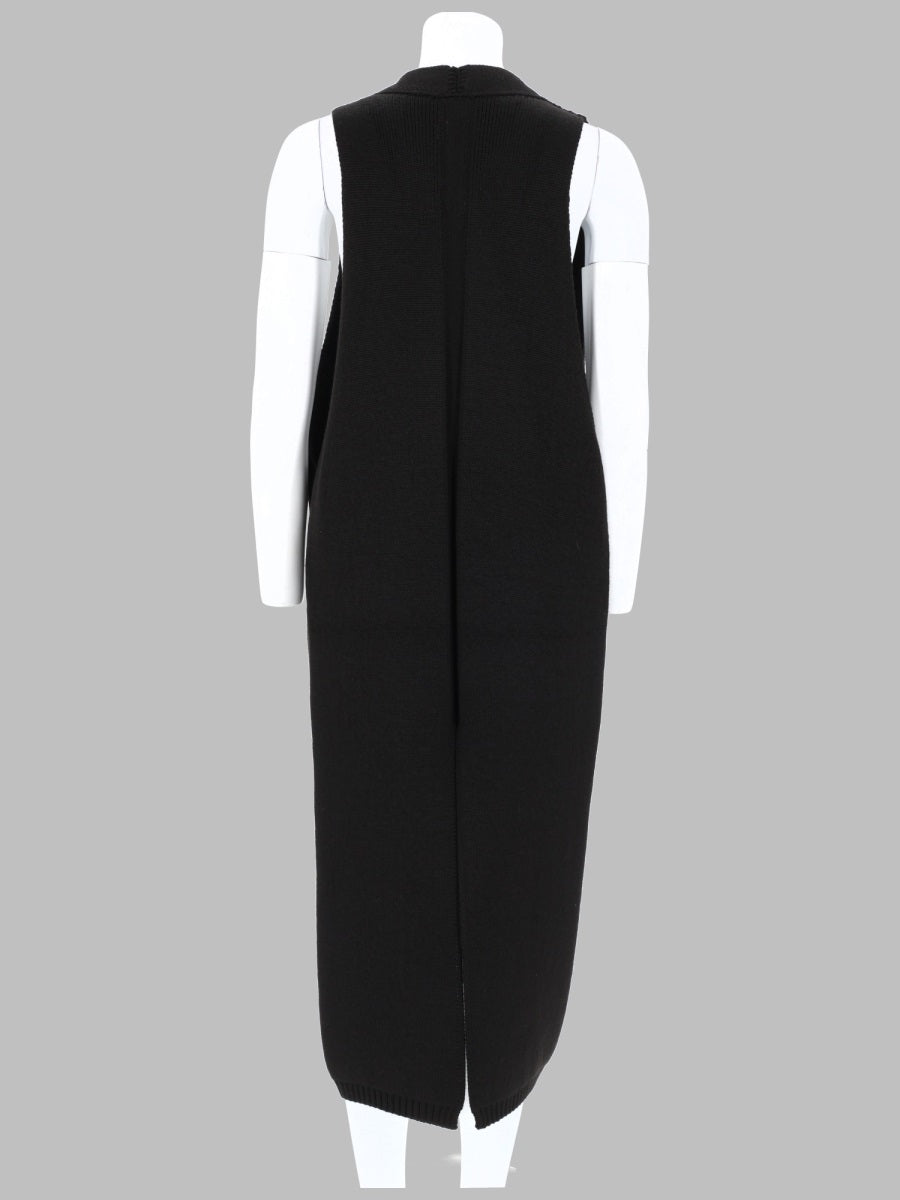 Rick Owens Women Gilet "Cyclops" In Maglia