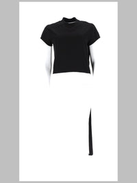 Rick Owens Drkshdw Women T-Shirt Cropped In Cotone