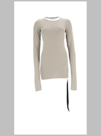 Rick Owens Drkshdw Women T-Shirt "Basic" A Manica Lunga