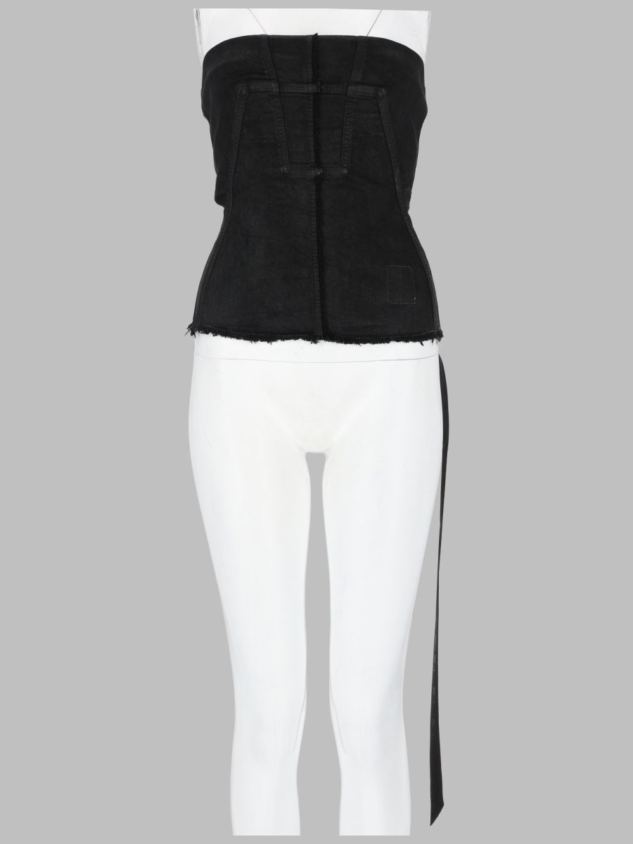 Rick Owens Drkshdw Women Top "Splintered Bustier"