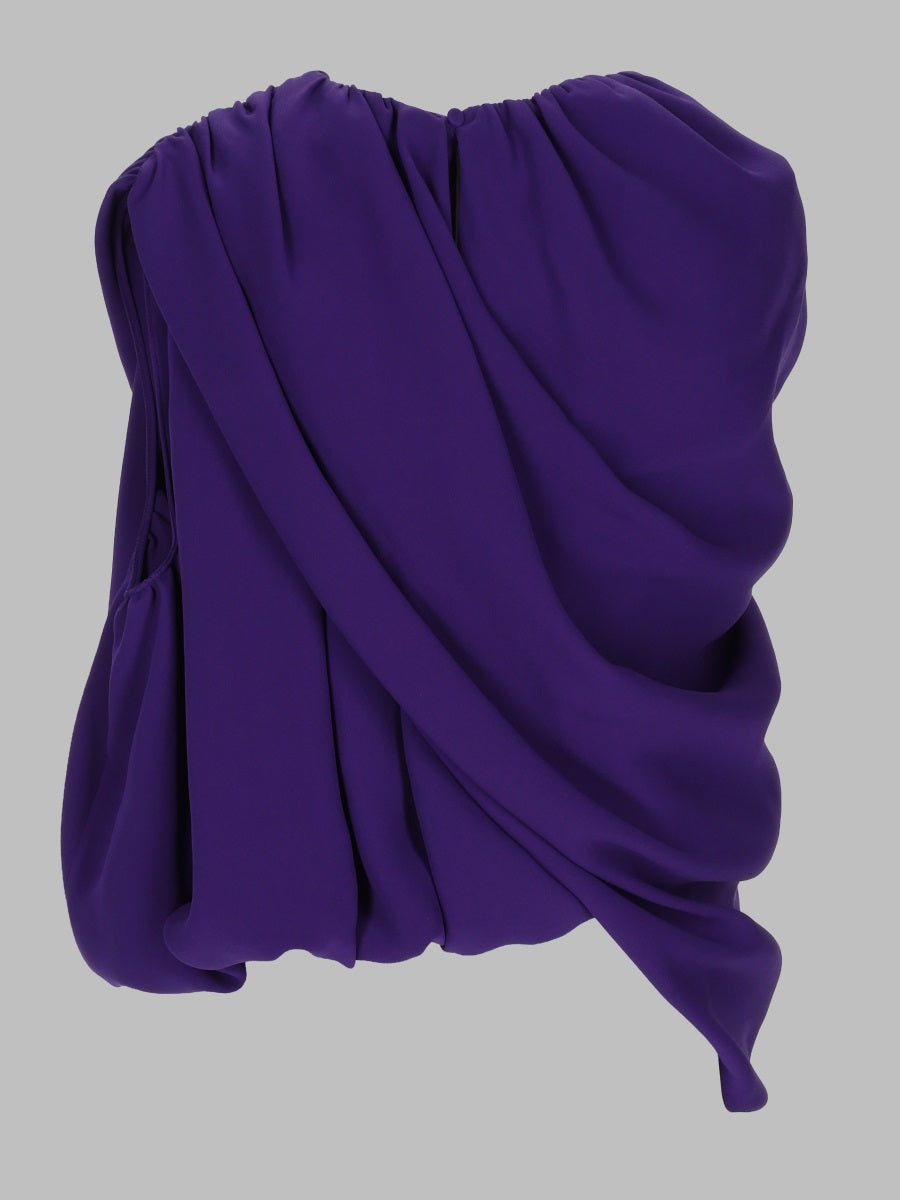 Balenciaga Women Top Mantella In Seta