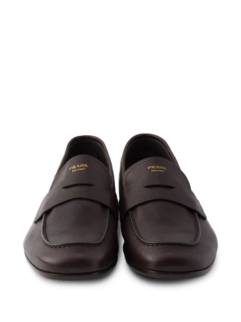 PRADA Prada Men Leather Loafers With Band