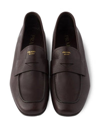 PRADA Prada Men Leather Loafers With Band