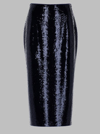 Tom Ford Women Gonna Midi Con Paillettes