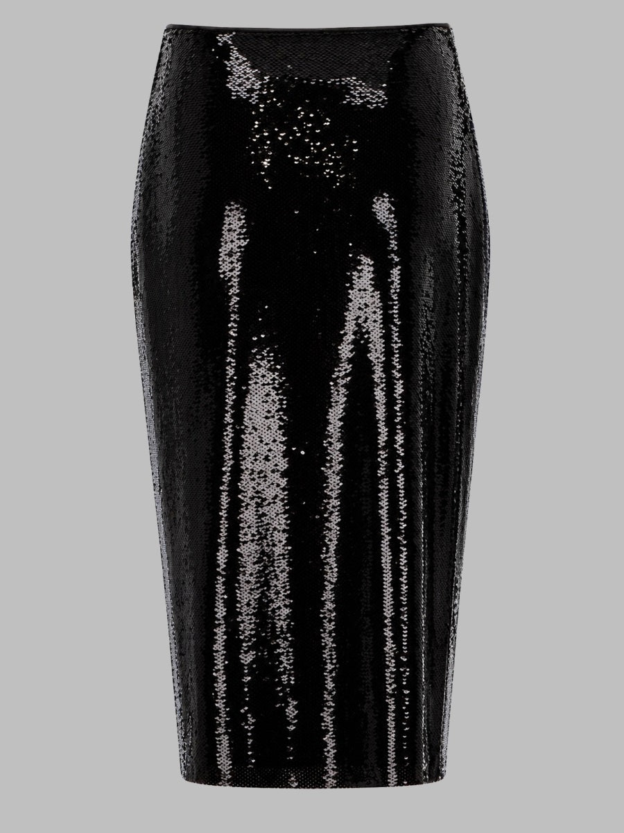 Tom Ford Women Gonna Midi Con Paillettes