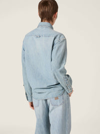 MIUMIU Chambray Denim Shirt Women