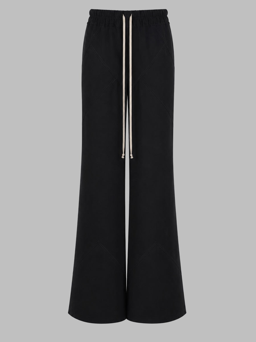 Rick Owens Women Pantalone Con Coulisse