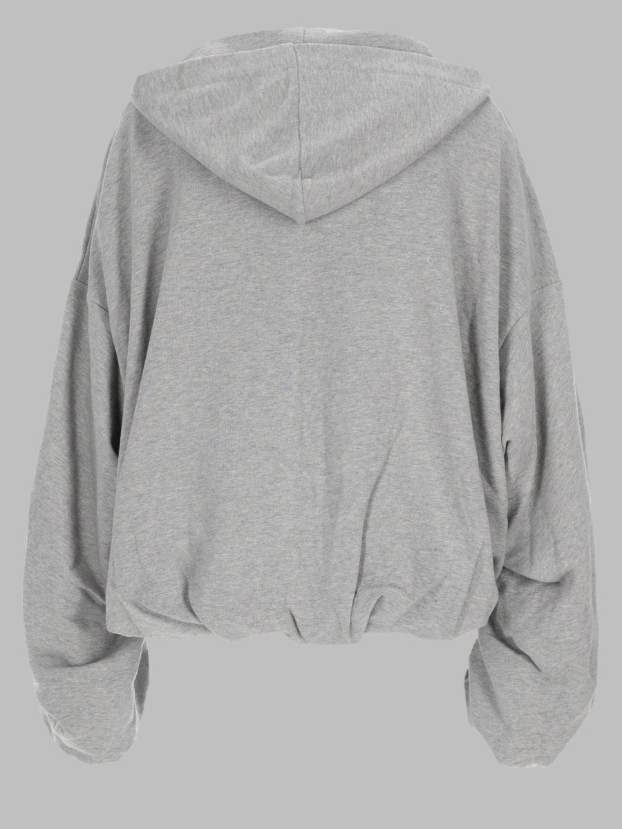 Dries Van Noten Women Felpa In Cotone Con Zip