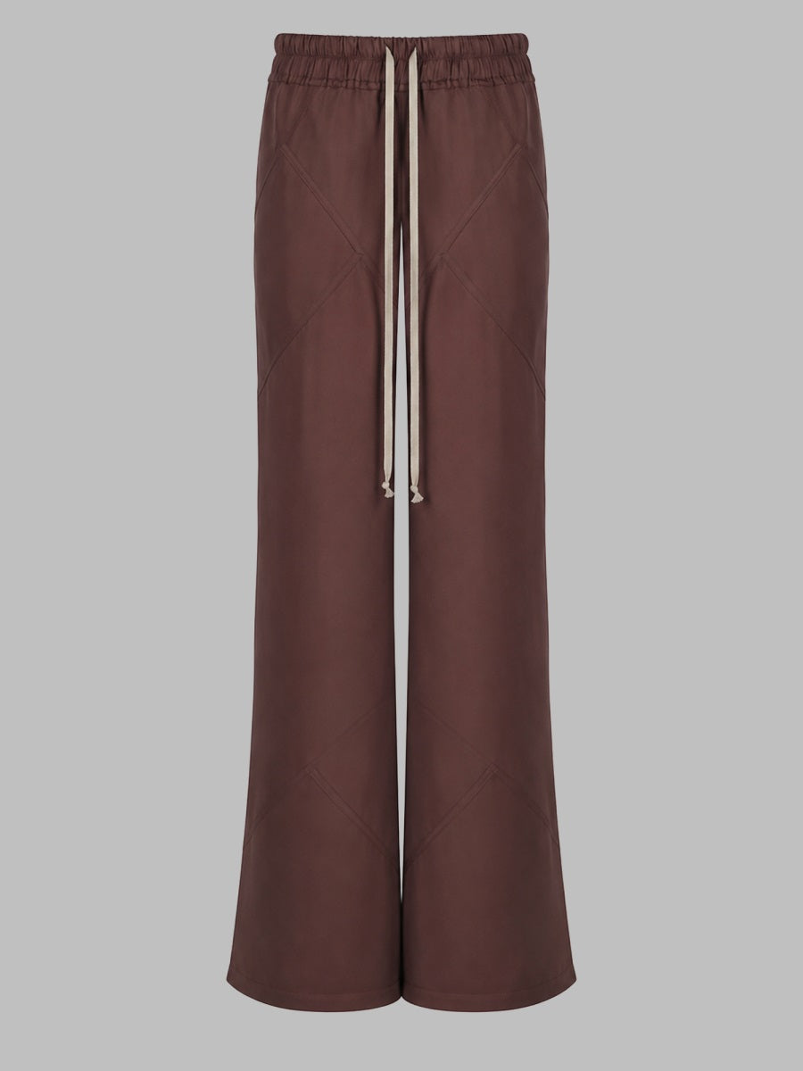 Rick Owens Women Pantalone Con Coulisse