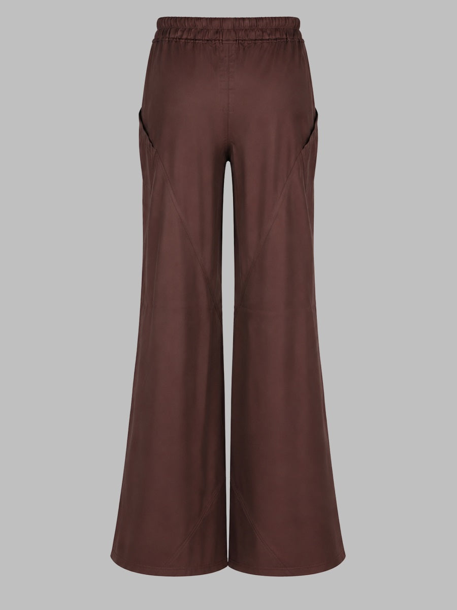 Rick Owens Women Pantalone Con Coulisse