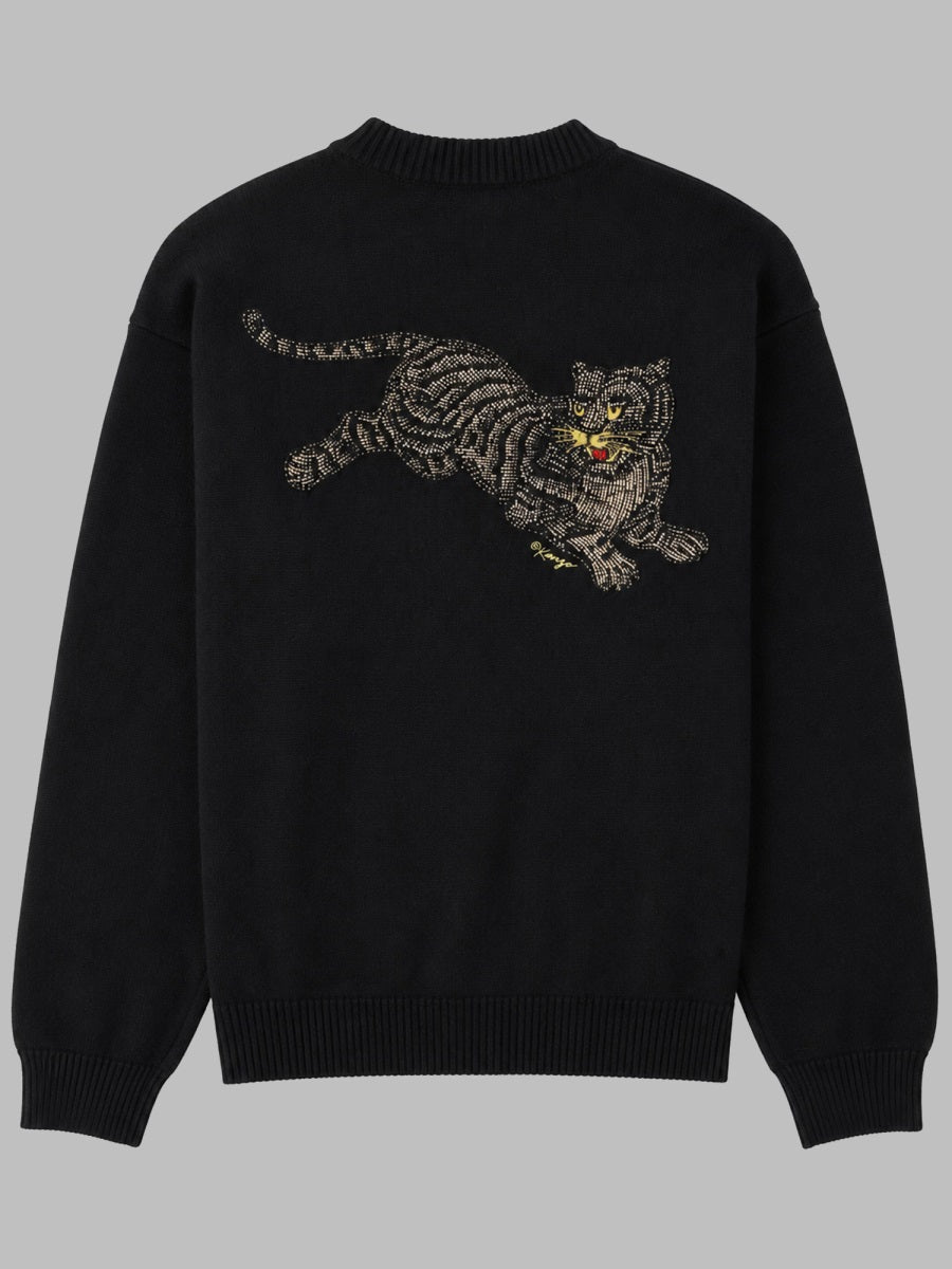 Kenzo Men Cardigan "Jumping Tiger"