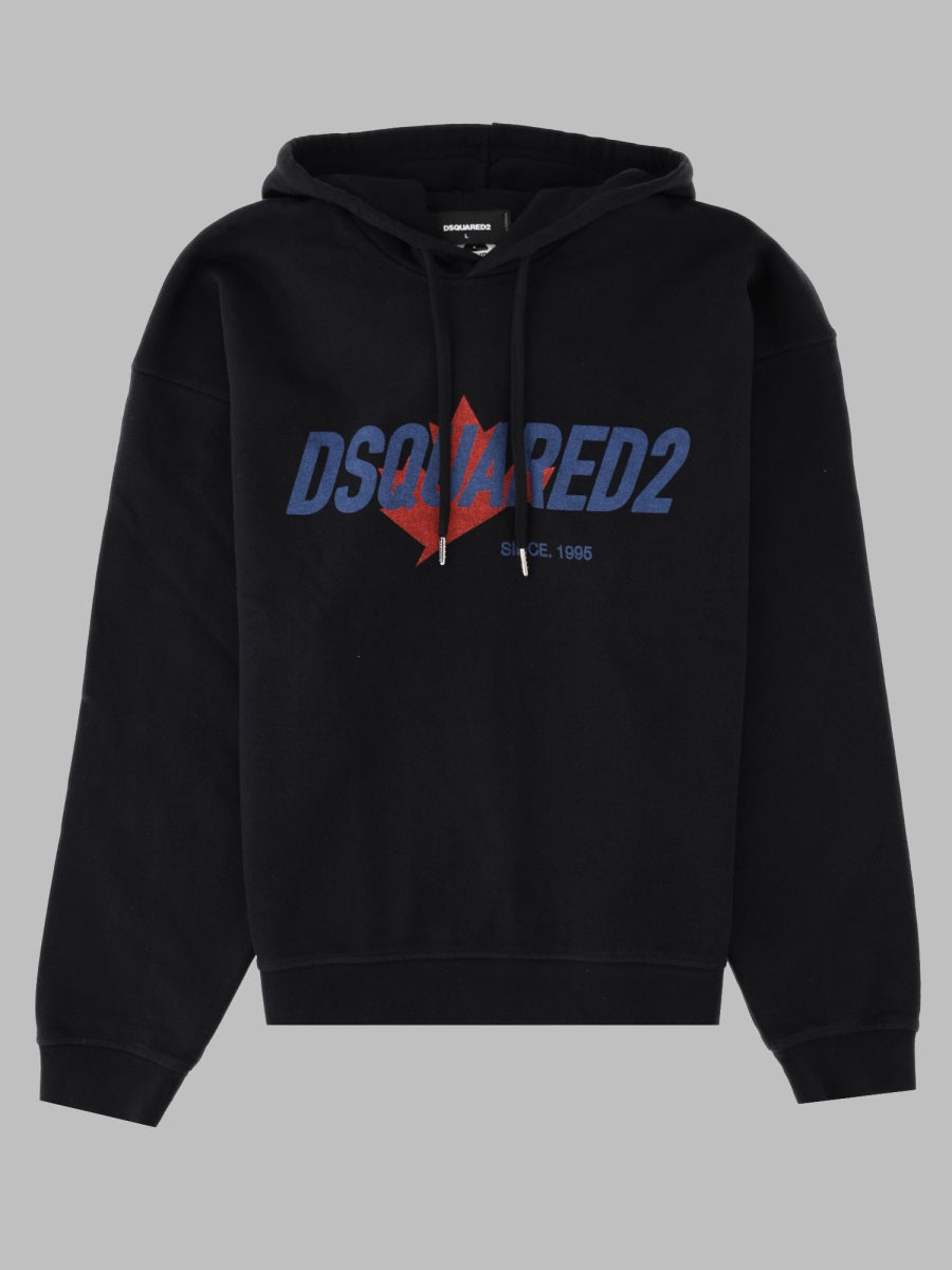 Dsquared2 Men Felpa Con Stampa Logo