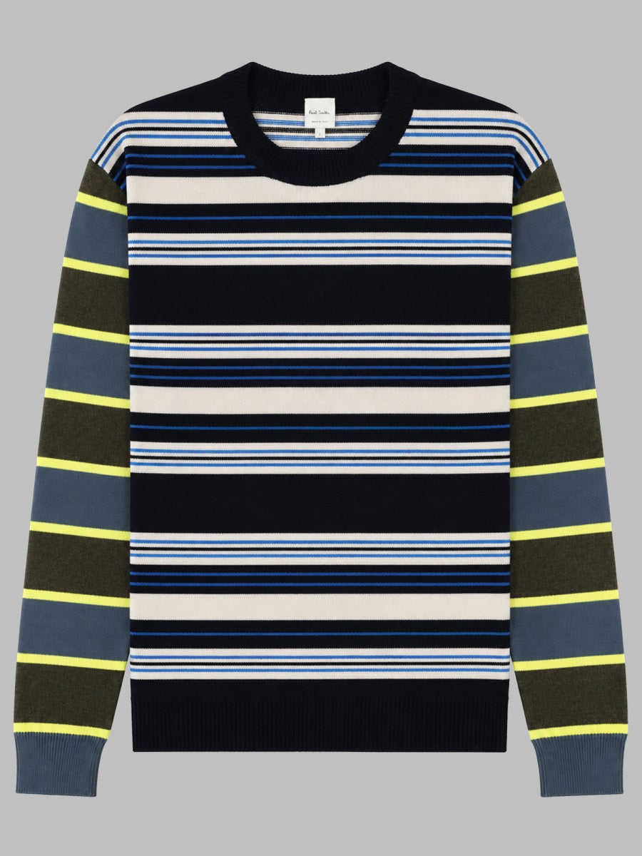 Paul Smith Men Maglia In Lana E Cotone