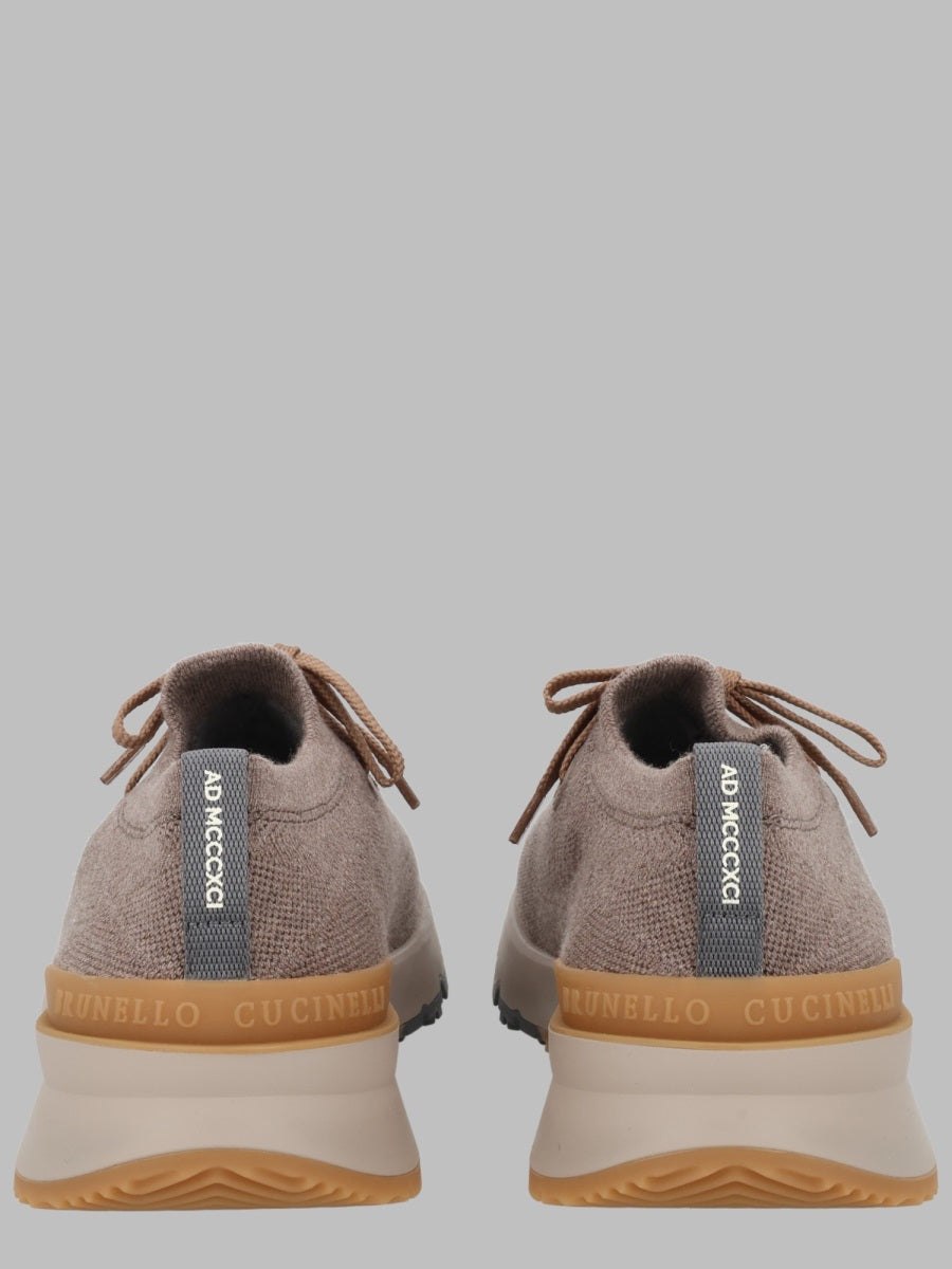 Brunello Cucinelli Men Sneaker In Lana