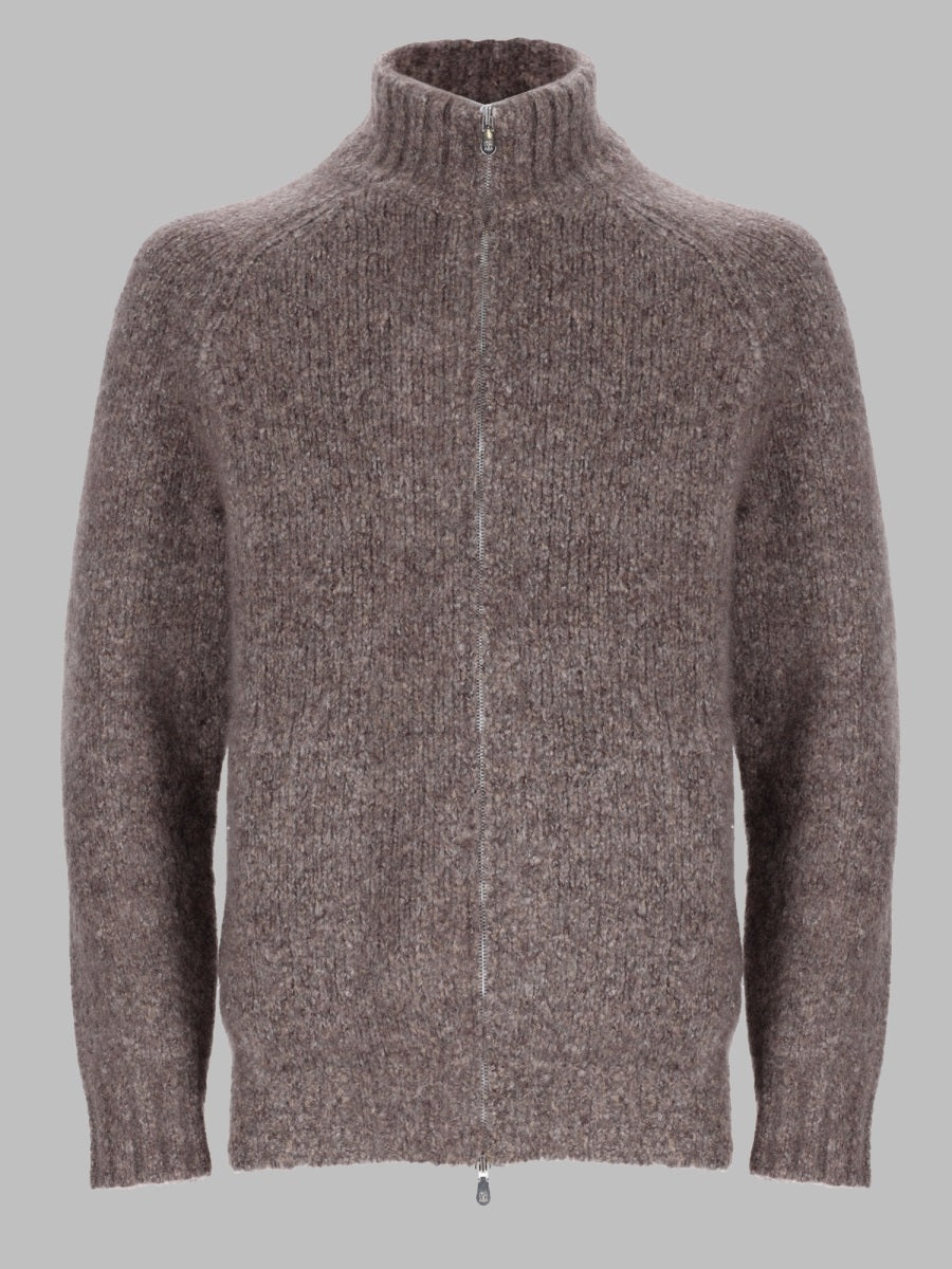 Brunello Cucinelli Men Cardigan In Cashmere Con Zip