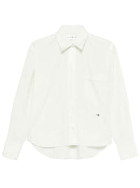 Victoria Beckham Women Vb Embroidery Cropped Shirt