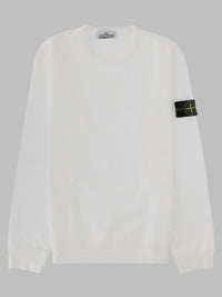 Stone Island Men Felpa Con Patch Logo