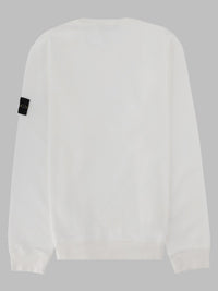 Stone Island Men Felpa Con Patch Logo