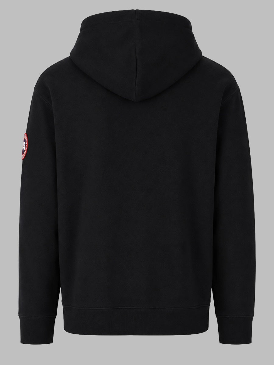 Canada Goose Men Felpa Con Patch Logo E Cappuccio