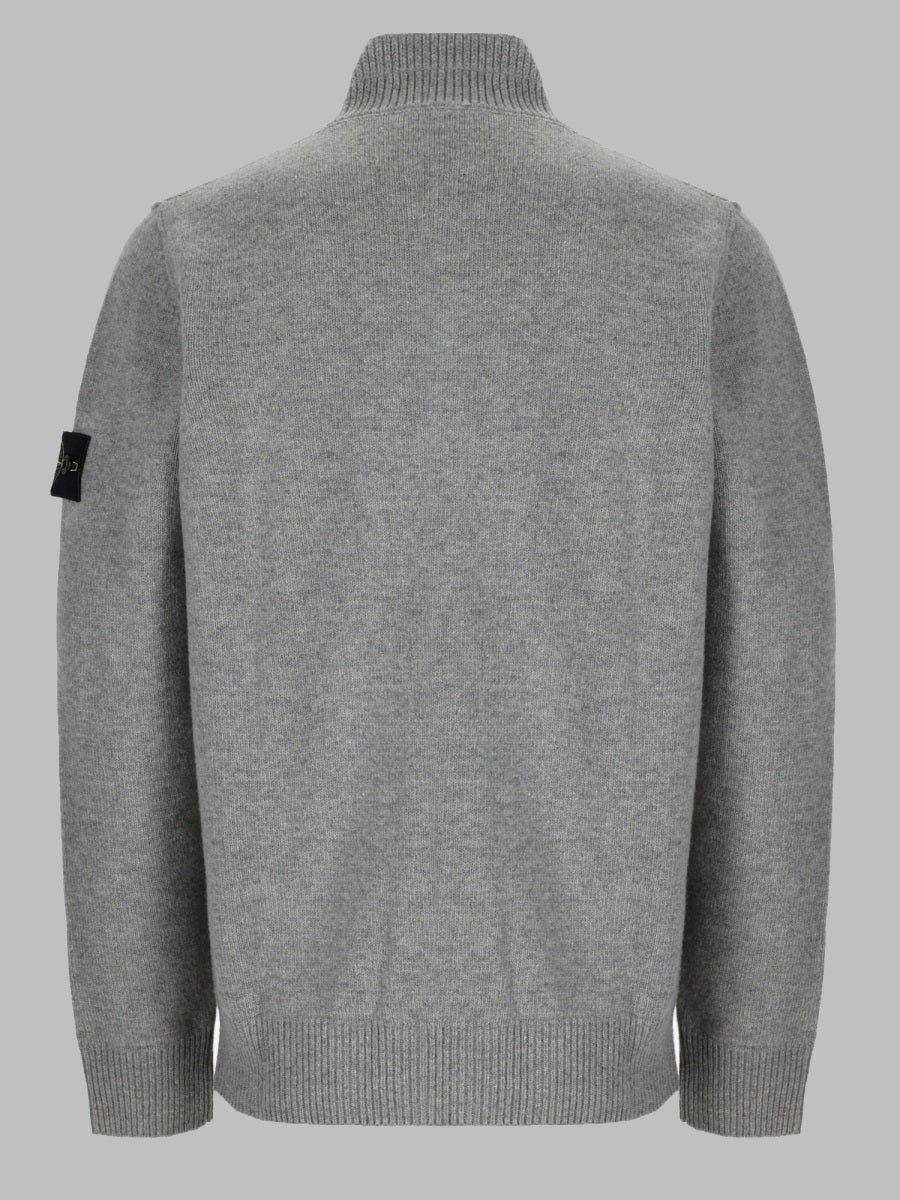 Stone Island Men Maglia Con Bottoni E Patch Logo