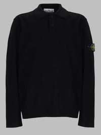 Stone Island Men Polo In Maglia Con Patch Logo