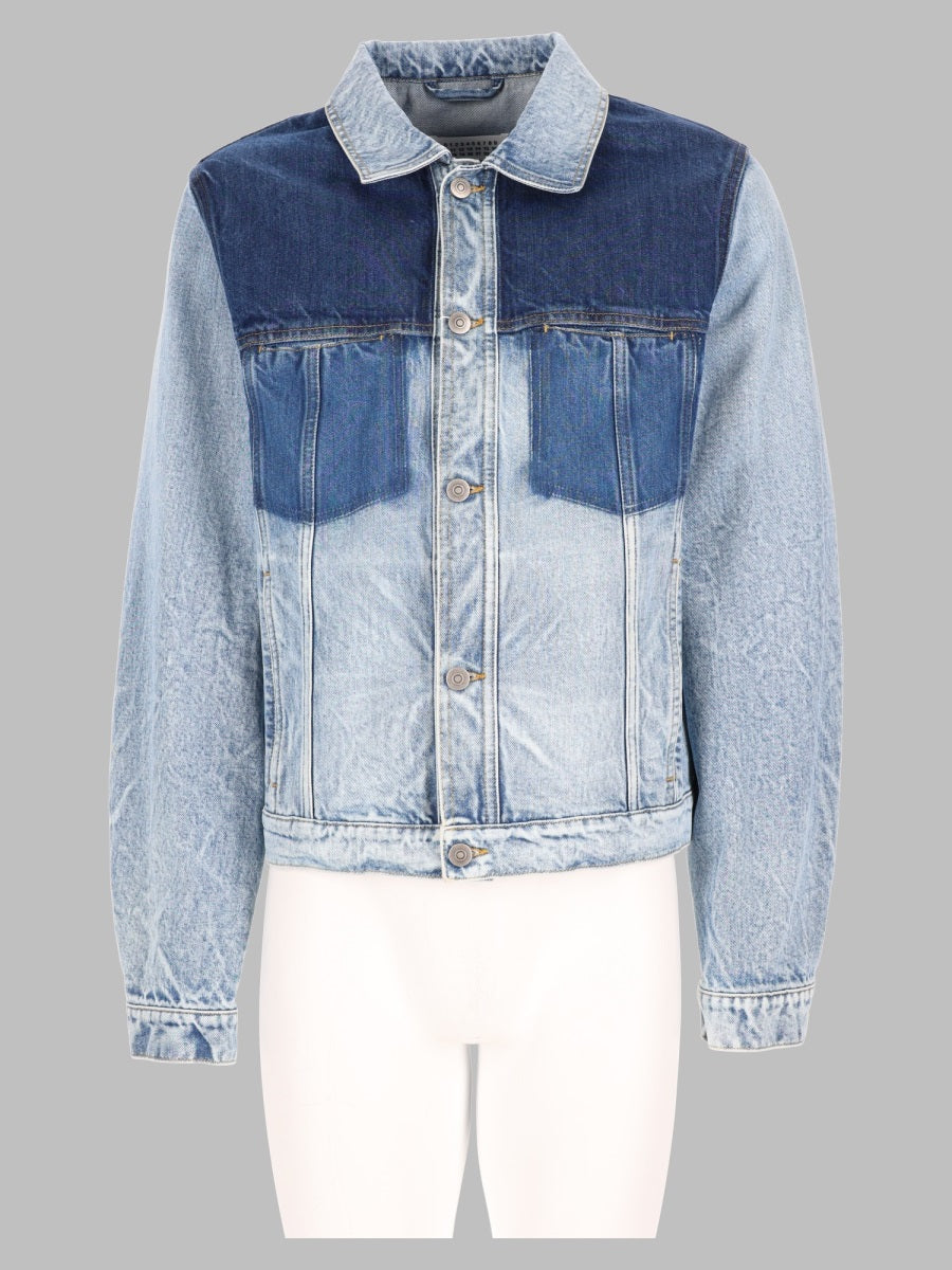 MAISON MARGIELA Maison Margiela Men Giacca In Denim Effeto Patchwork