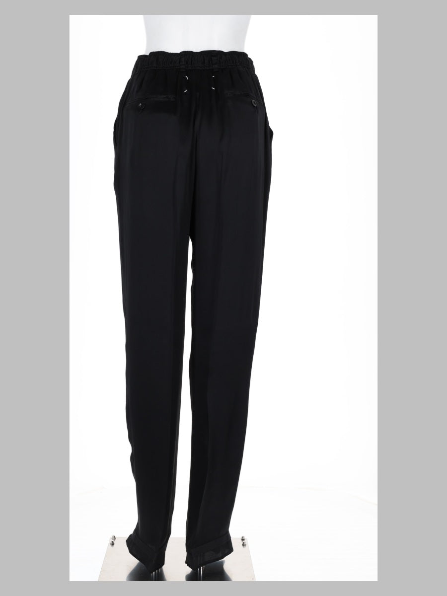 Maison Margiela Women Pantalone In Raso Con Coulisse
