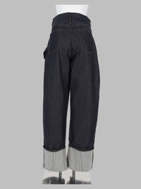 Jw Anderson Women Jeans "Twisted Turn-Up Workwear"