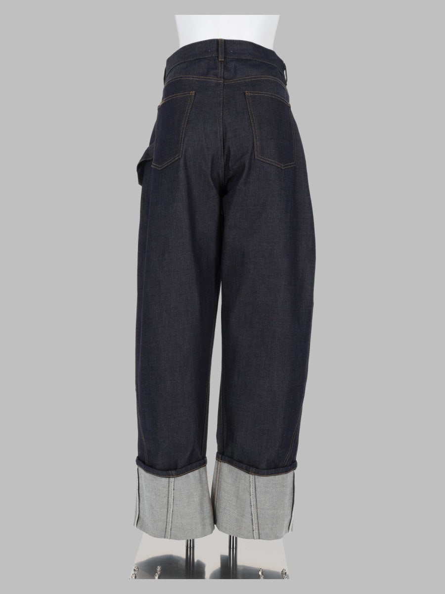 Jw Anderson Women Jeans "Twisted Turn-Up Workwear"