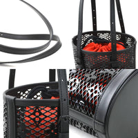 Louis Vuitton Bucket Black Leather Handbag (Pre-Owned)