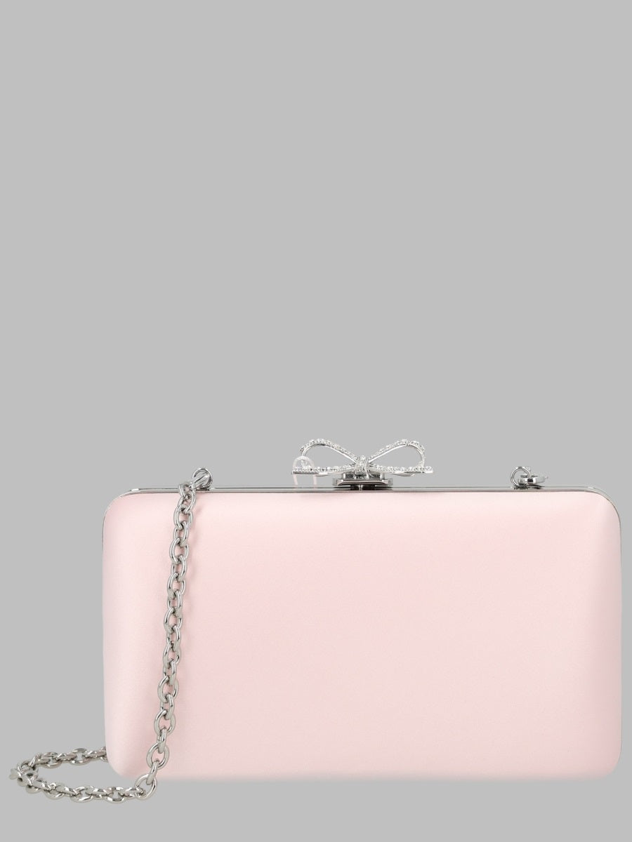 Self-Portrait Women Clutch Rosa In Raso
