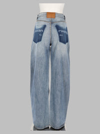 Alexander Wang Women Jeans "Float" Con Tasca A Scomparsa