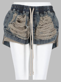 Rick Owens Drkshdw Women Shorts "Fog"