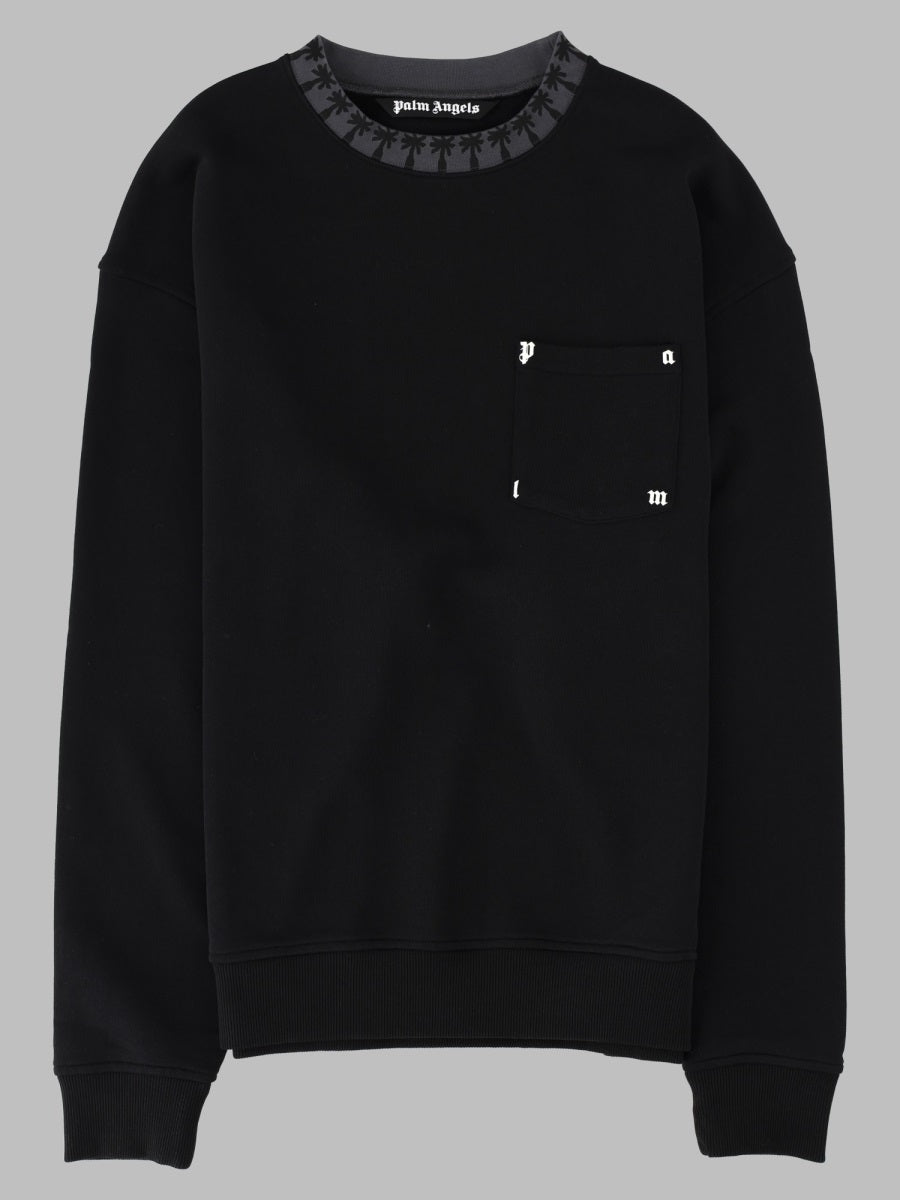 Palm Angels Men Felpa "Palm Rib"
