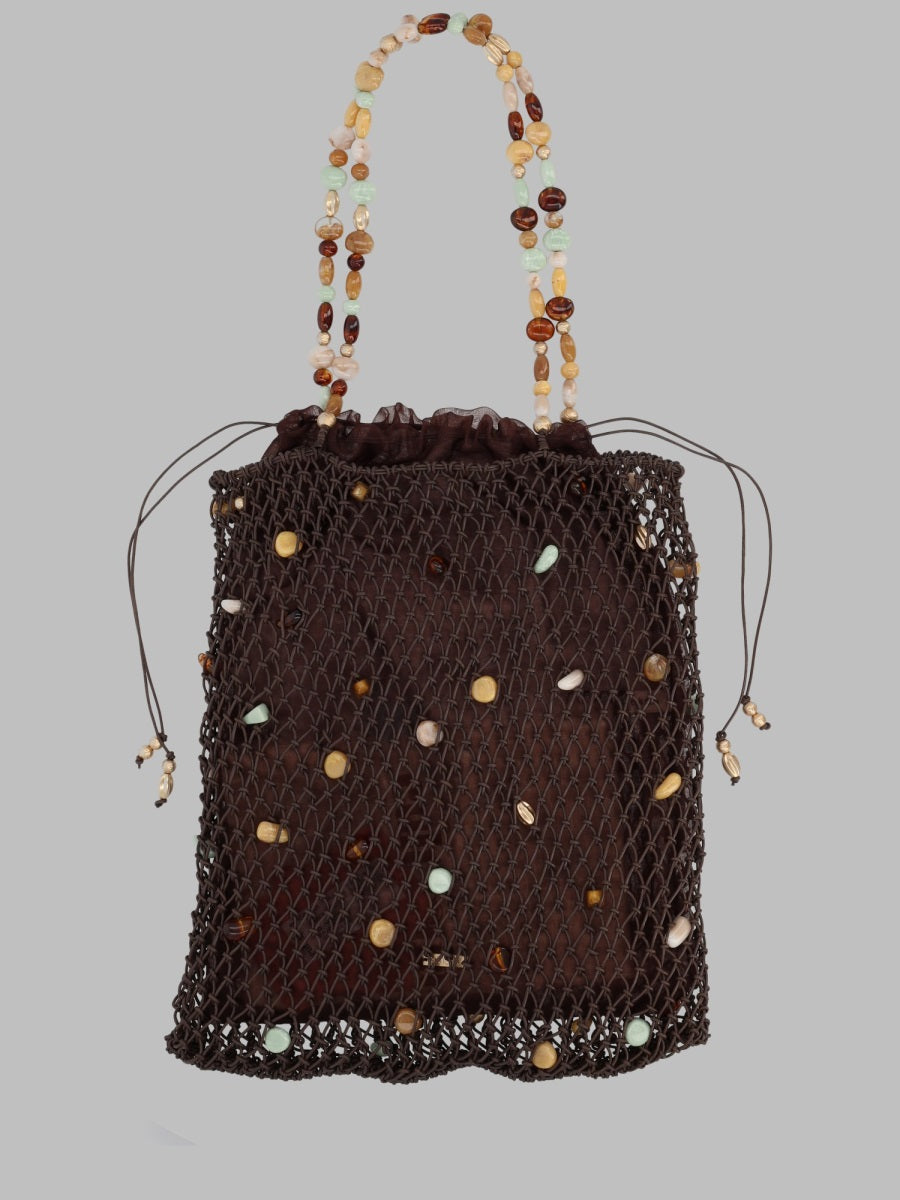 Cult Gaia Women Borsa Tote "Mercier" Con Perline Decorative
